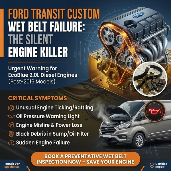 Ford Transit Custom Wet Belt Failure